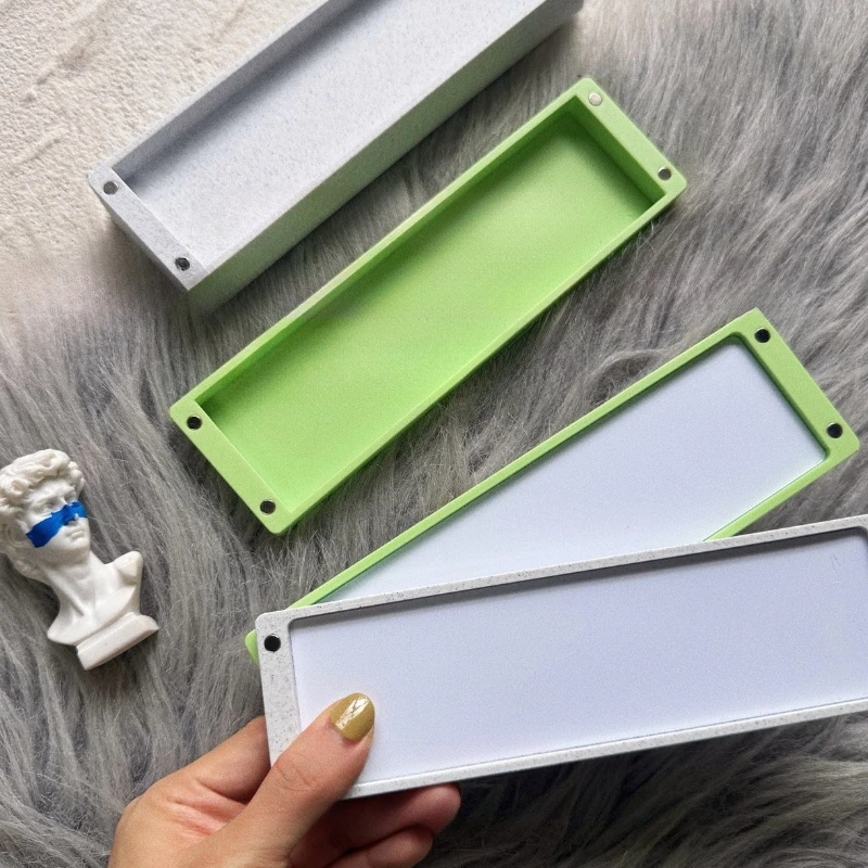 

Пустая акварельная палитра, большая однотонная коробка для хранения акварельных красок, портативная коробка для пигментов, художественные принадлежности для путешествий и рисования