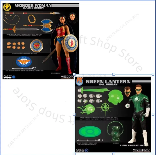 

В наличии оригинальные Mezco ONE:12 Green Lantern Hal Jordan аниме фигурки героев модель игрушки подарки для детей
