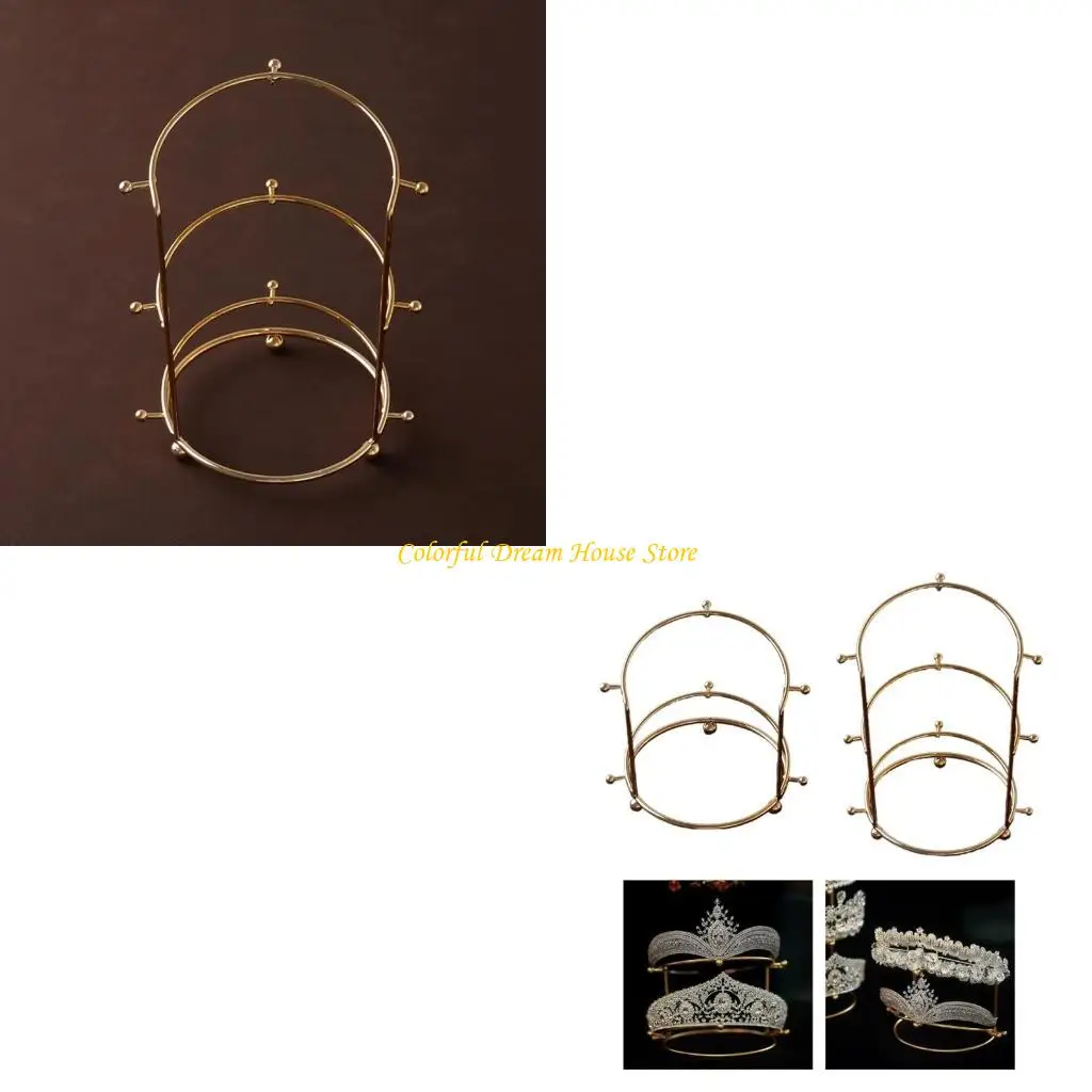 

Wedding Support Stand Bridal Headband Display Rack Princess Crown Holder