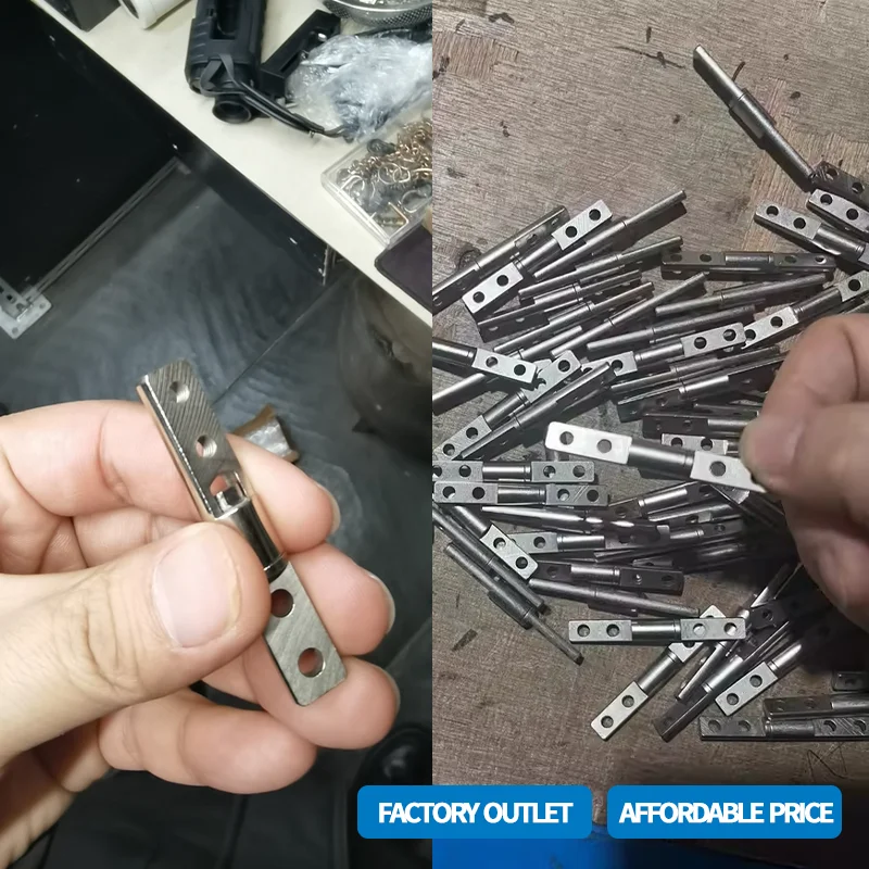 

(9 Pieces)Small Damping Shaft I-Type Round Rod-Shaped 360 Degree Rotating Hinge For Arbitrary Stopping Notebook Hinge Instrument