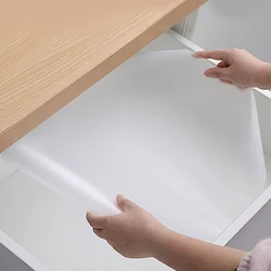 Clear Waterproof Shelf Cover Mat Cabinet Drawer Liner Non Slip Desktop Table Cover Mat for Kitchen Cupboard Refrigerator Liner