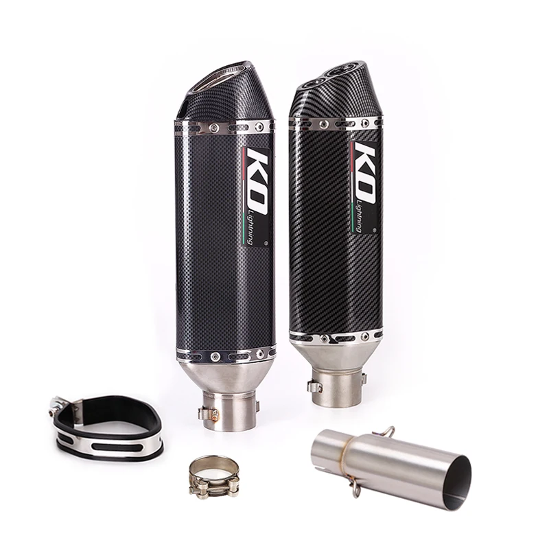 

Motorcycle Exhaust System Stainless Steel Middle Link Pipe Escape Moto Muffler DB Killer For Piaggio BEVERLY 125 300 2009-2016