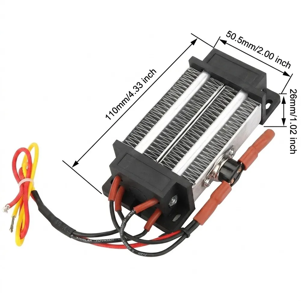300W Air Heater with Pottery and Porcelain Heating Core for Enclosures Boxes and Electronic Equipment Constant for temp Mode