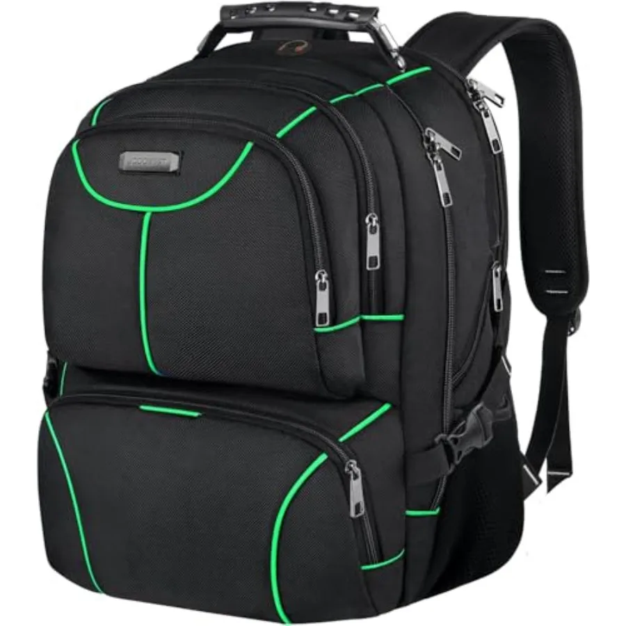 

Рюкзак для ноутбука VECKUSON 15,6 дюймов, унисекс, водонепроницаемый, с USB-портом для зарядки, термоизолированный, одобрен TSA, с защитой от краж, из прочного полиэстера и нейлона