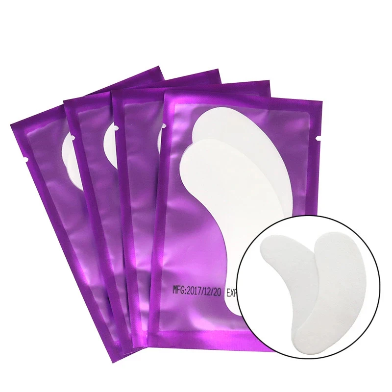 Hot Under Eye Pads Stickers Patches Eyelash Extension 200 Pairs Eye Lash Paper Patches Application Make Up Tools