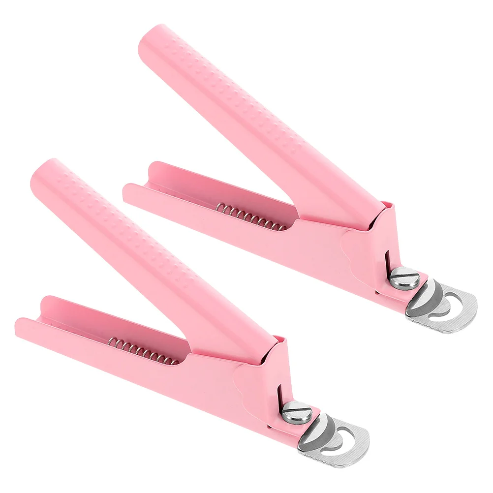 Juego de cortaúñas de acero inoxidable, herramientas de manicura portátiles para uñas gruesas, diseño en forma de U, Kit de uñas encarnadas, uñas de viaje, 2 uds.