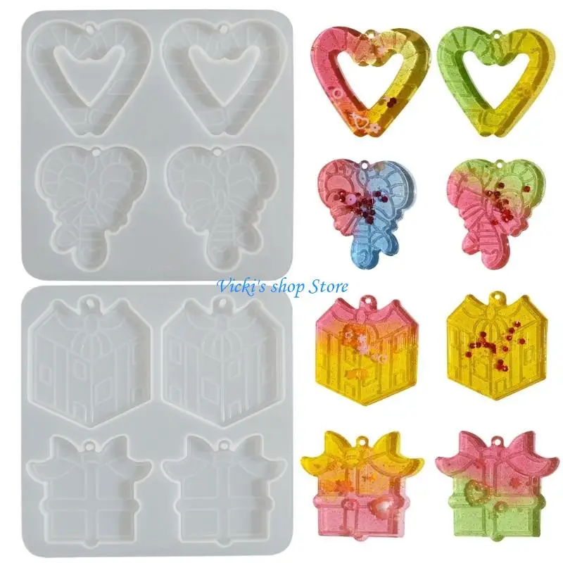 Силиконовая-форма-из-смолы-рождественские-украшения-брелок-для-ключей-серьги-принадлежности-для-рукоделия-снеговик-олень