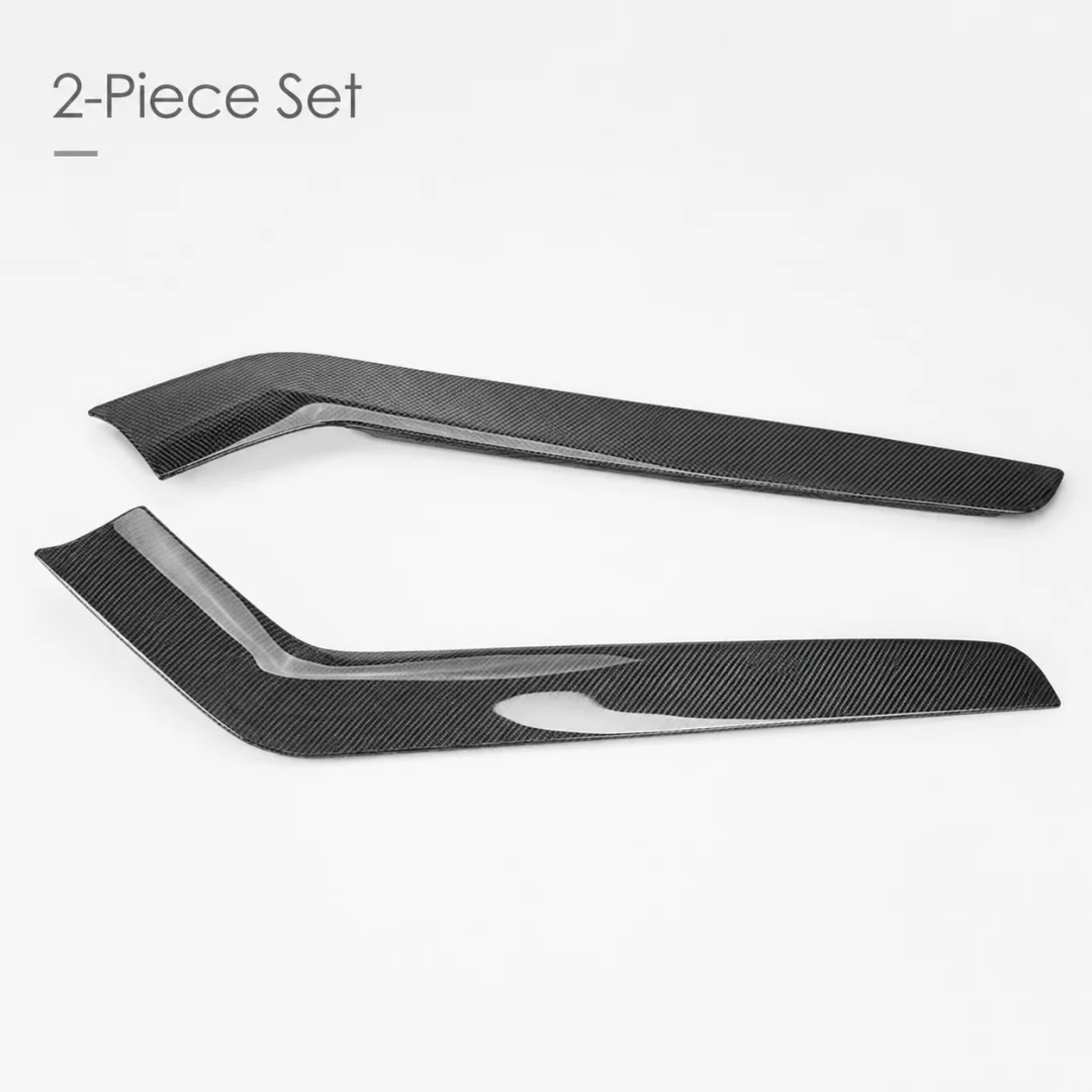 Real Dry Carbon Fiber Center Console Side Trim Cover For Tesla Model Y Juniper/Model 3 Highland Interior Accessory Gloss Matte