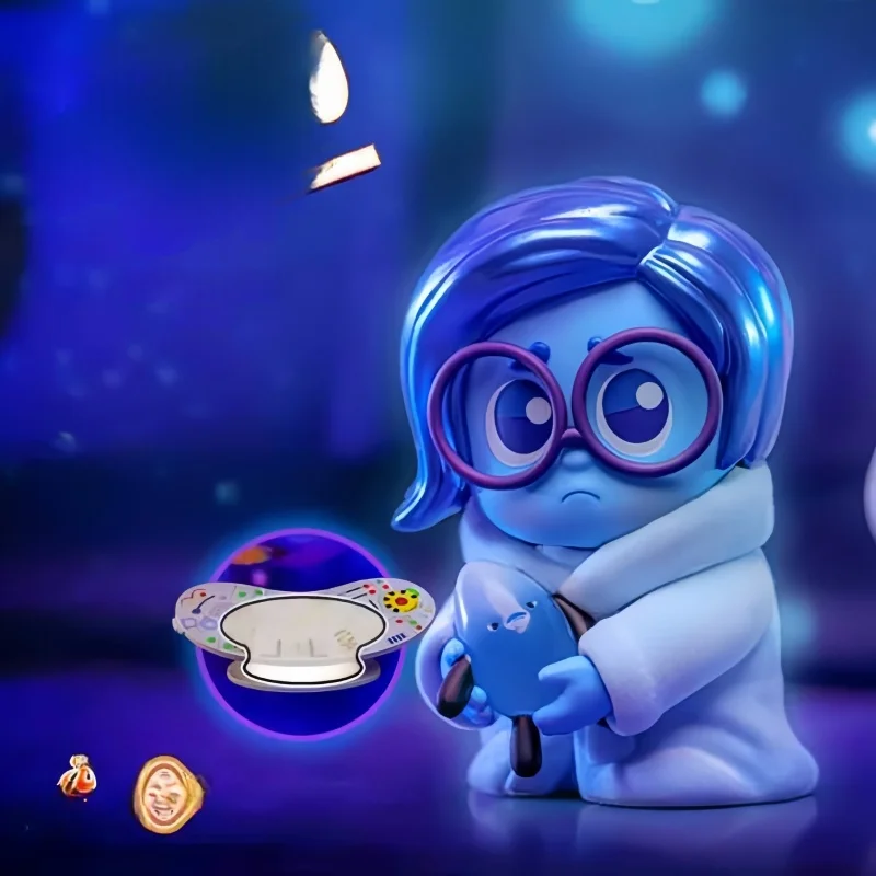 Inside Out 2 Pajama Party series blind box Joy Sadness Disgust Nostalgia Envy Cosbi Collect Figurine Kids Birthday Gift
