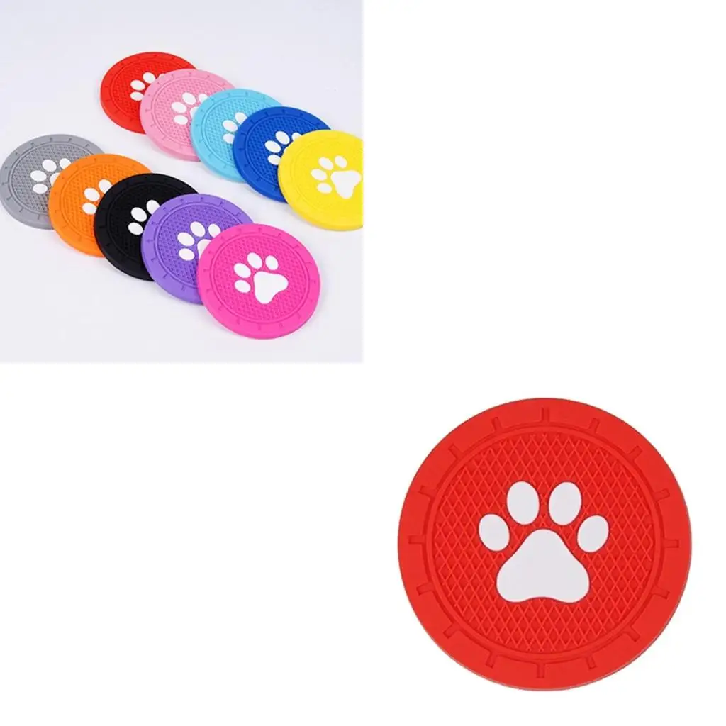  Embeded Non Slip Mat Universal Automotive Bottle Holder Insert Pad 2.75in