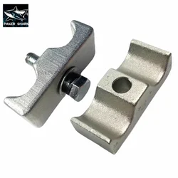 For Sany SY55 SY60 SY75 large Arm Double Pipe Clamp Excavator Accessories Fixing Clip Oil Pipe Fixing Screw