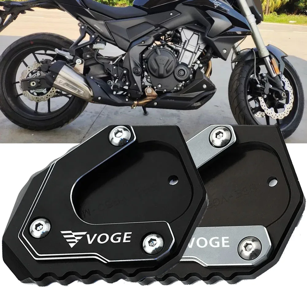 

Motorcycle Accessoires Side Stand Support Extension Plate Kickstand Extension Pad For Loncin VOGE 500 R 650 DS 500DS 500R 650DS