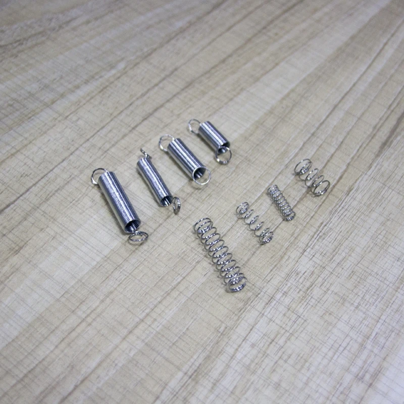 200pcs With Storage Box Accessories Extension And Compression Coil Portable Hardware Tool Spring Set Metal Steel Assorted