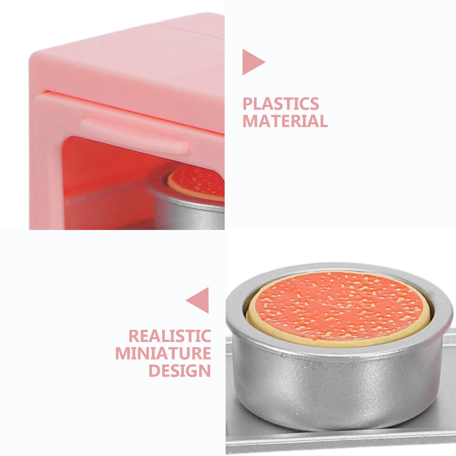 1 セットミニチュアキッチンアクセサリー現実的なごっこ遊び食品ベーキング小道具ヴィンテージドールハウスマイクロキッチン用品コンパクト