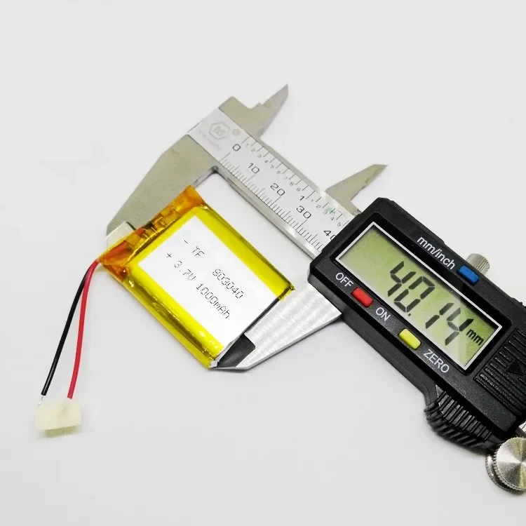 803040 маленьких пистолетов, карта большой емкости, акустическая батарея, литиевая батарея 3,7 В, 1000 мАч, зарядка звука Bluetooth.