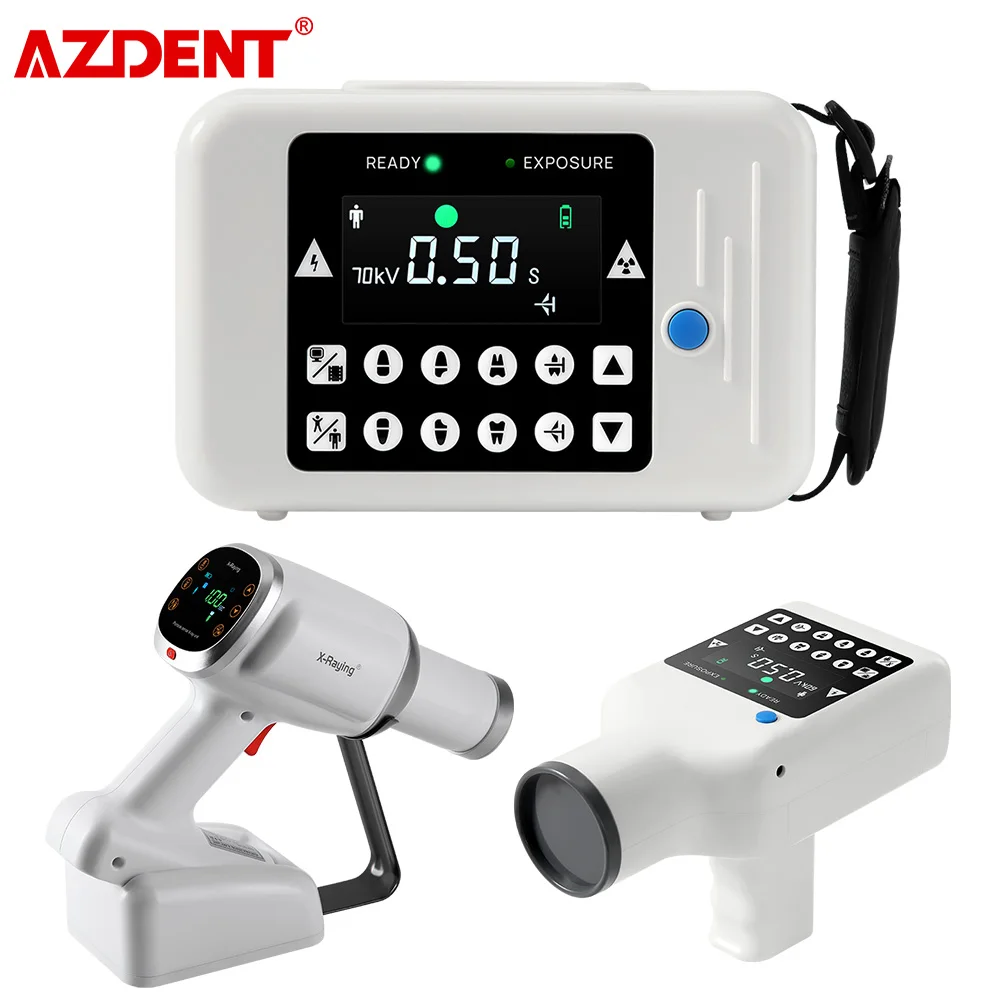 AZDENT Dental X-ray Unit Portable High Frequency X Ray Machine Dental Imaging System Dental Lab Tools Dentistry Equipment