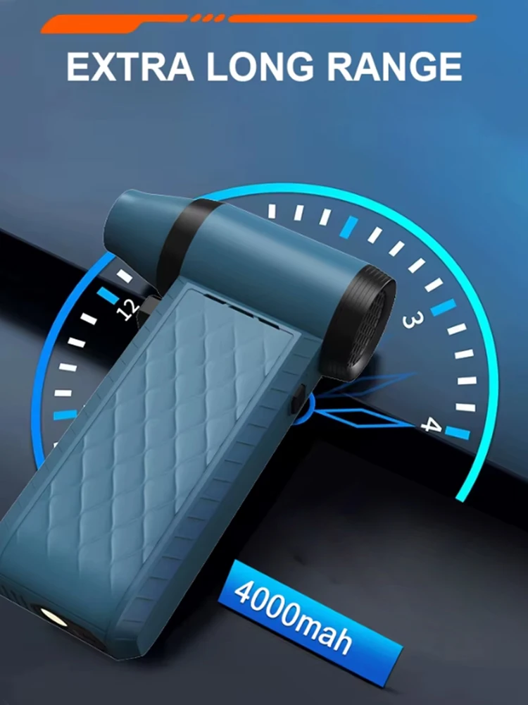 200000RPM Mini Turbo Jet Fan 430g Thrust High-Speed Brushless Motor Electric Air Duster Adjustable wind speed Violent Car Blower