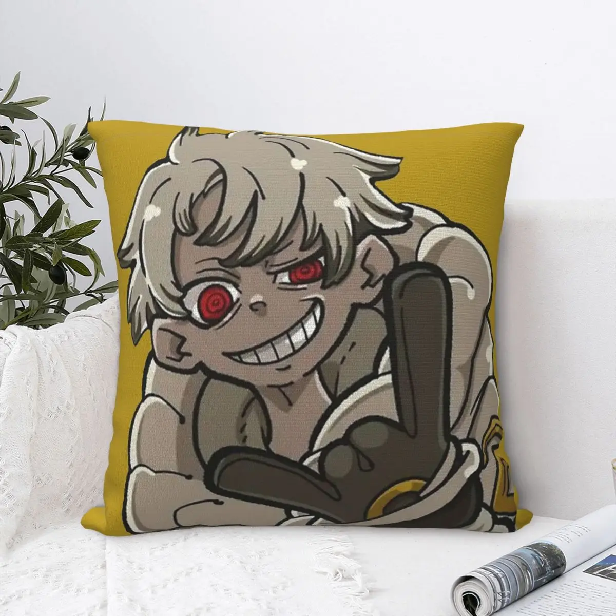 Rudo Surebrec Gachiakuta Anime Pillowcase Soft Polyester Cushion Cover Decoration Pillow Case Cover Home Dropshipping 18''