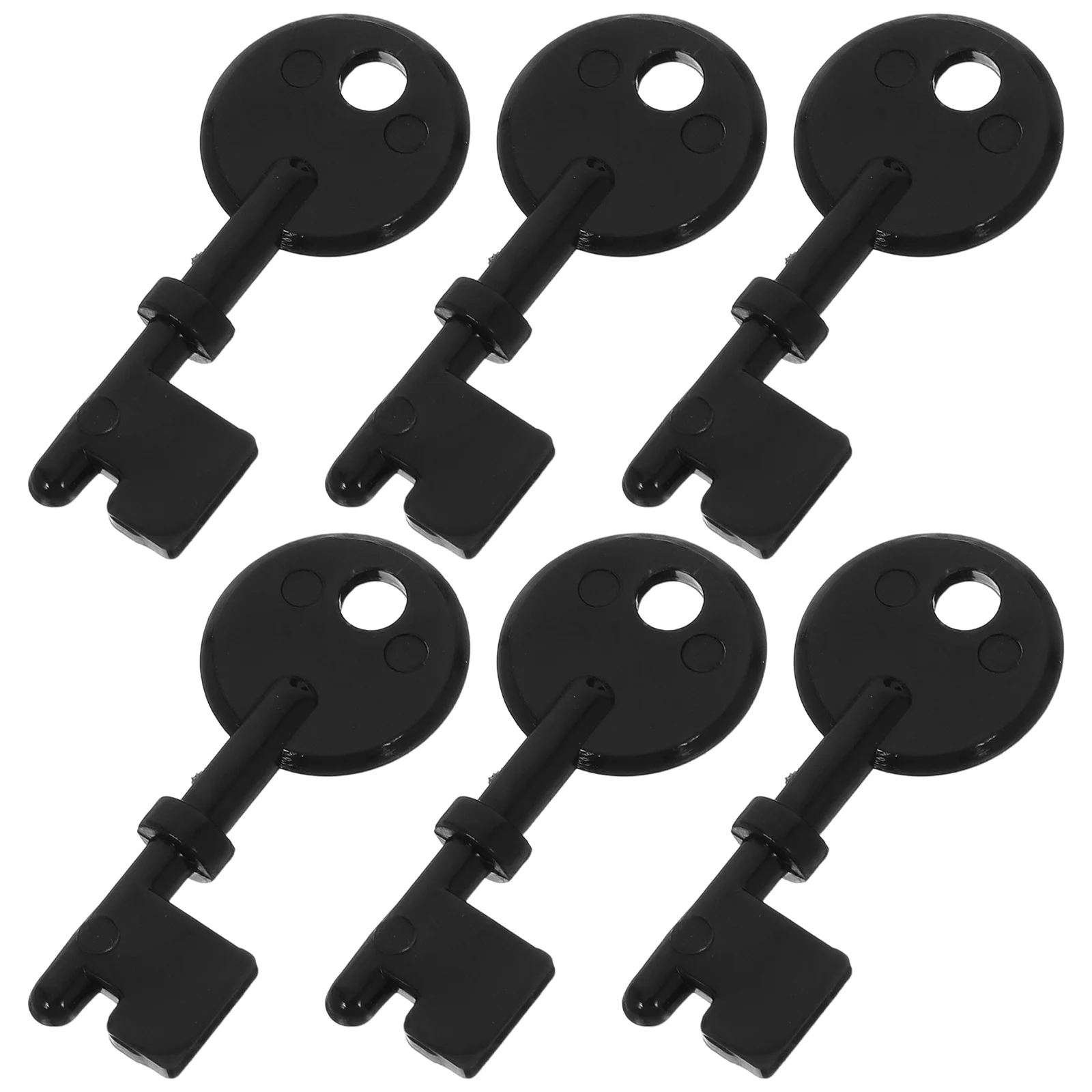 

6pcs Alarm Button Keys Plastic Reset Key For Emergency Button Reusable For Home Store Outdoor Repairing Replacement