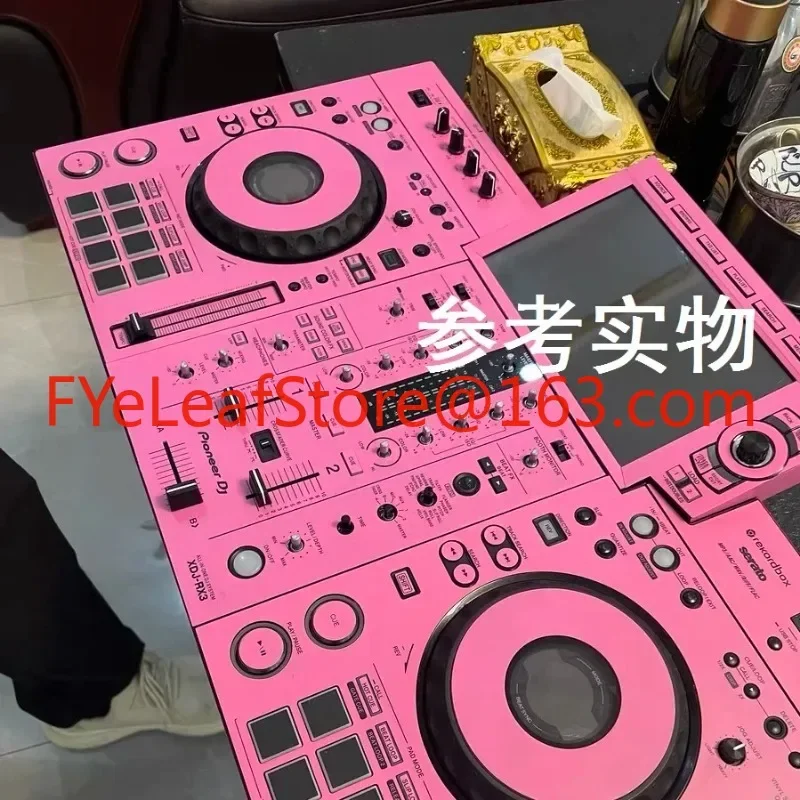 Skin Pioneer XDJ-RX3 Film XDJ-RX2 ملصق حماية وحدة تحكم DJ الرقمية المتكاملة محيطي كامل متعدد الألوان