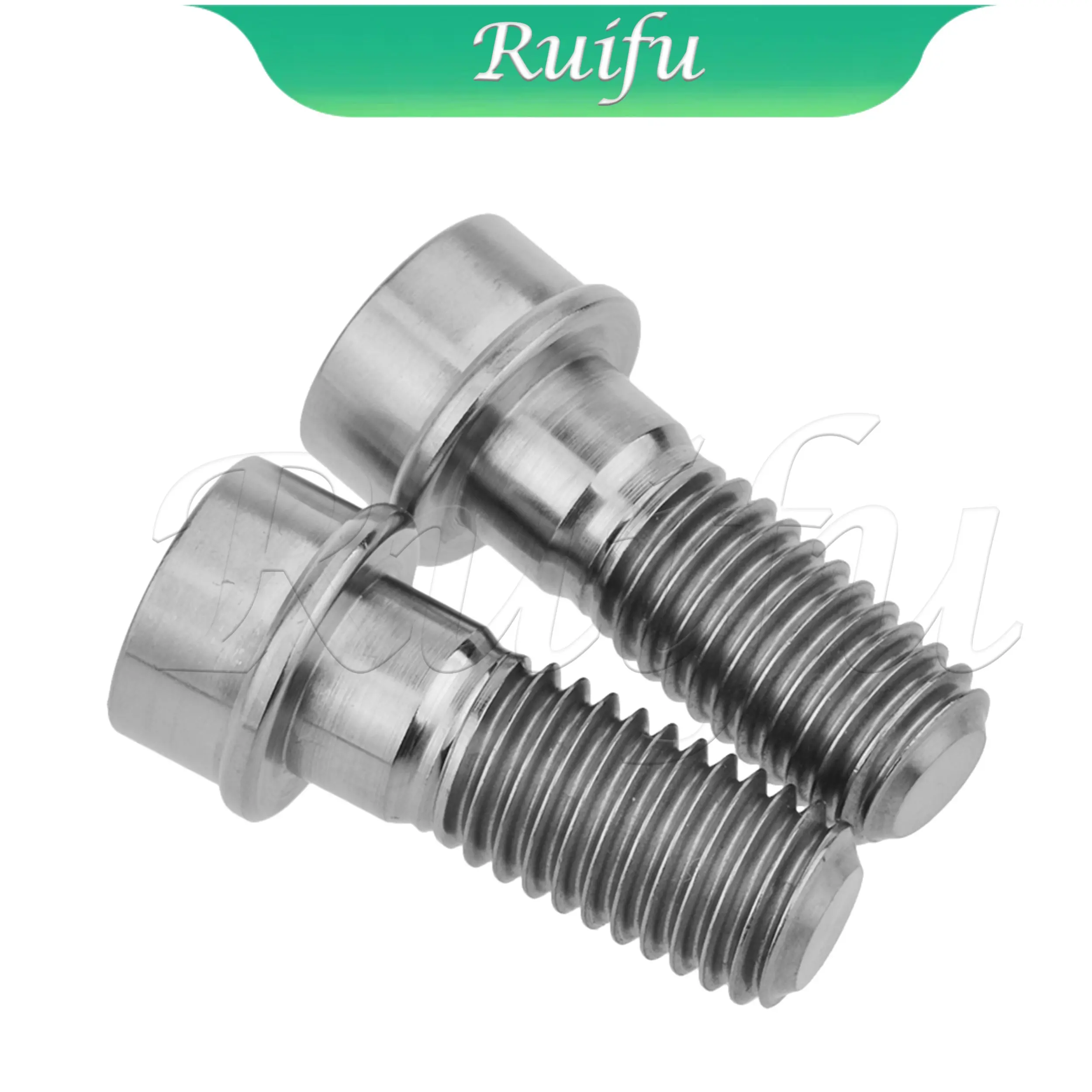 

Ruifu Titanium Bolt 2PCS M10 x 25mm Spacing 1.25/1.5mm Motorcycle Bolt Screw for Ducati Bicycle Brake Bolt