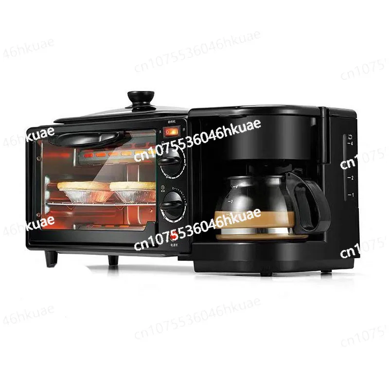 

Cross-border US Standard 110V 3-in-1 Breakfast Machine Coffee Machine Sandwich Machine Taiwan Toaster Electric Oven