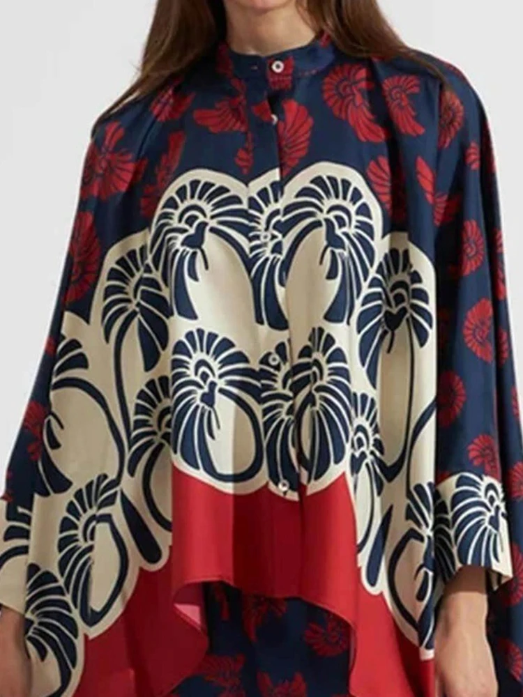 

Элегантный женский комплект в богемном стиле для отпуска: винтажный узор, свободные топы и брюки, весенняя новинка, повседневный наряд для женщин