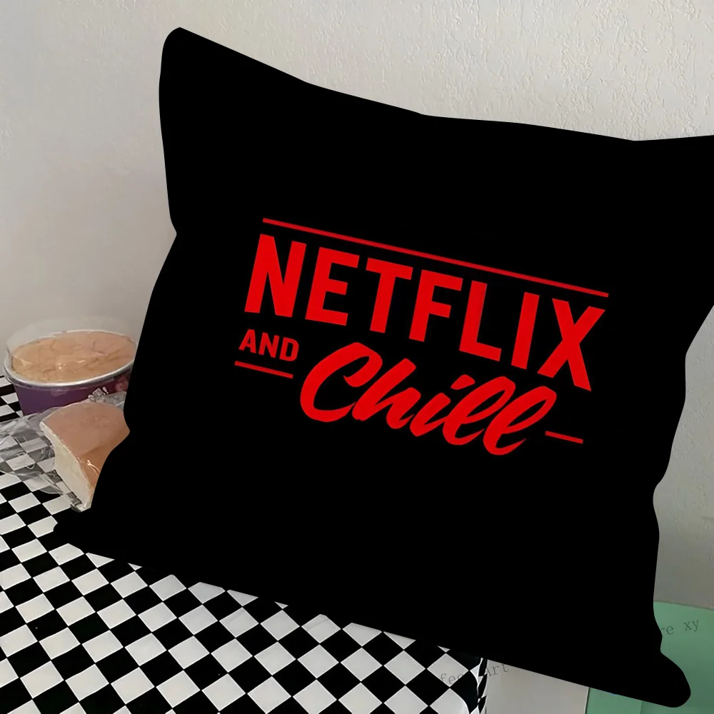 1PC Netflix Pillow Case Square Pillow Cushion Cover Bedroom Sofa Room Decoration Casual Pillow Cover