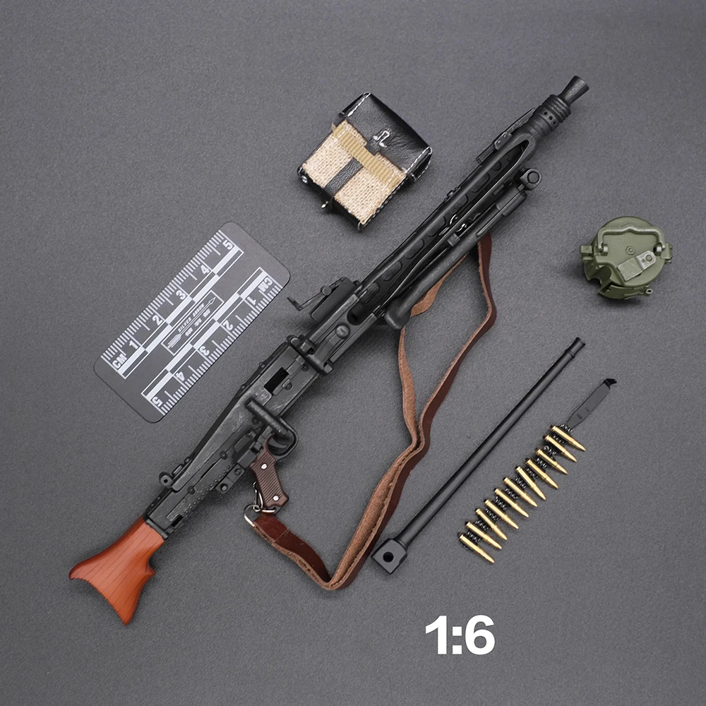 1/6 Hebben D80169 Wwii Militaire Serie Schutter Speelgoed Wapen Modelclips Mg42 Geen Echte Dingen Voor Fans Verzameld 12 "Scène Component Diy