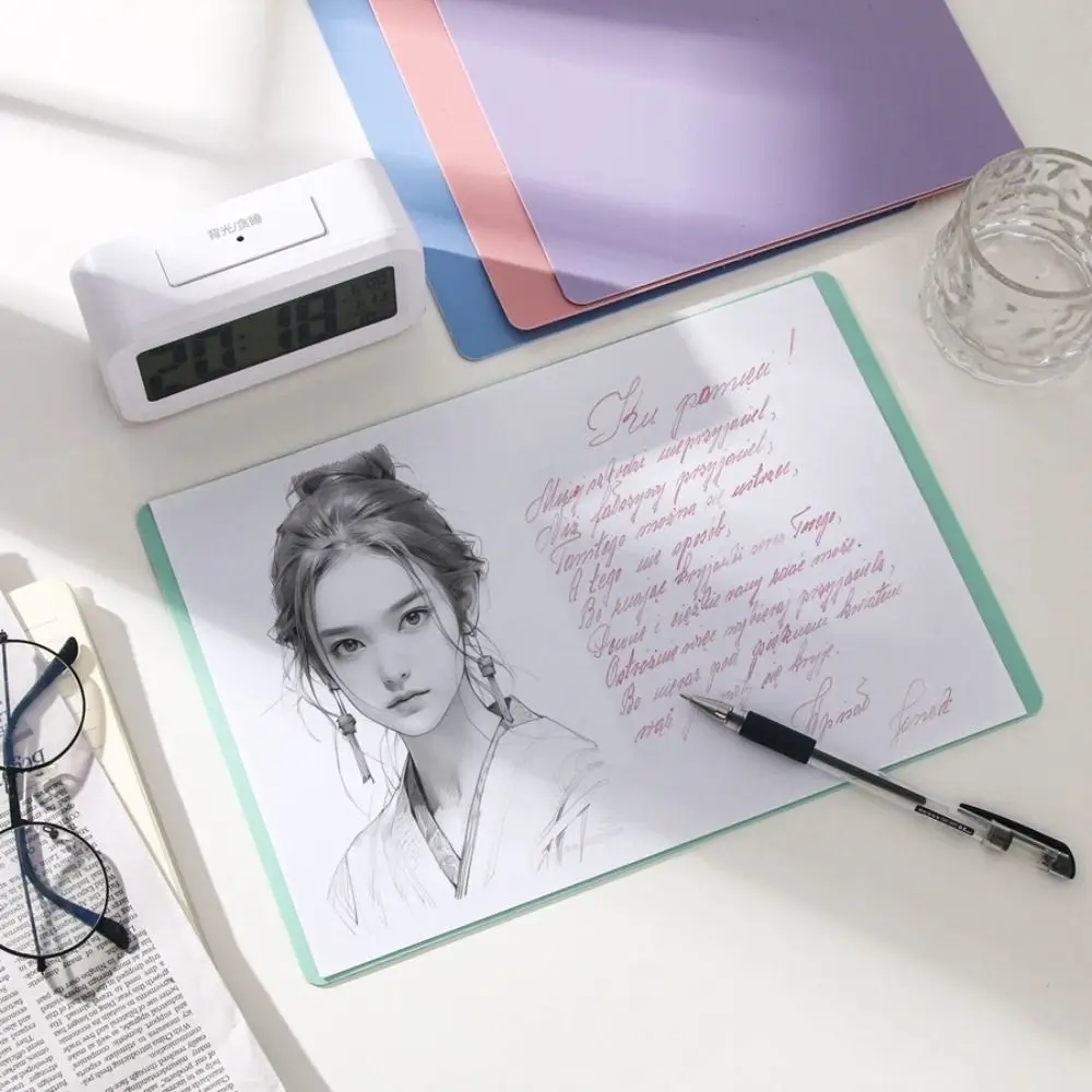 الحرفية المضادة للانزلاق مكتب الطالب الحصير مقاوم للماء البلاستيك لوحة الكتابة حصيرة A3 A4 A5 A6 الخياطة قطع الحصير مفرش المائدة #3