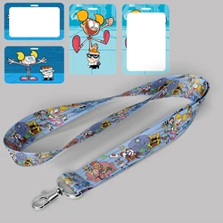 A1598 Cartoon laboratory Lanyards Cute Neck Strap Straps Ribbons Phone Buttons ID Card Holder Lanyard Buttons DIY Hanging Rope