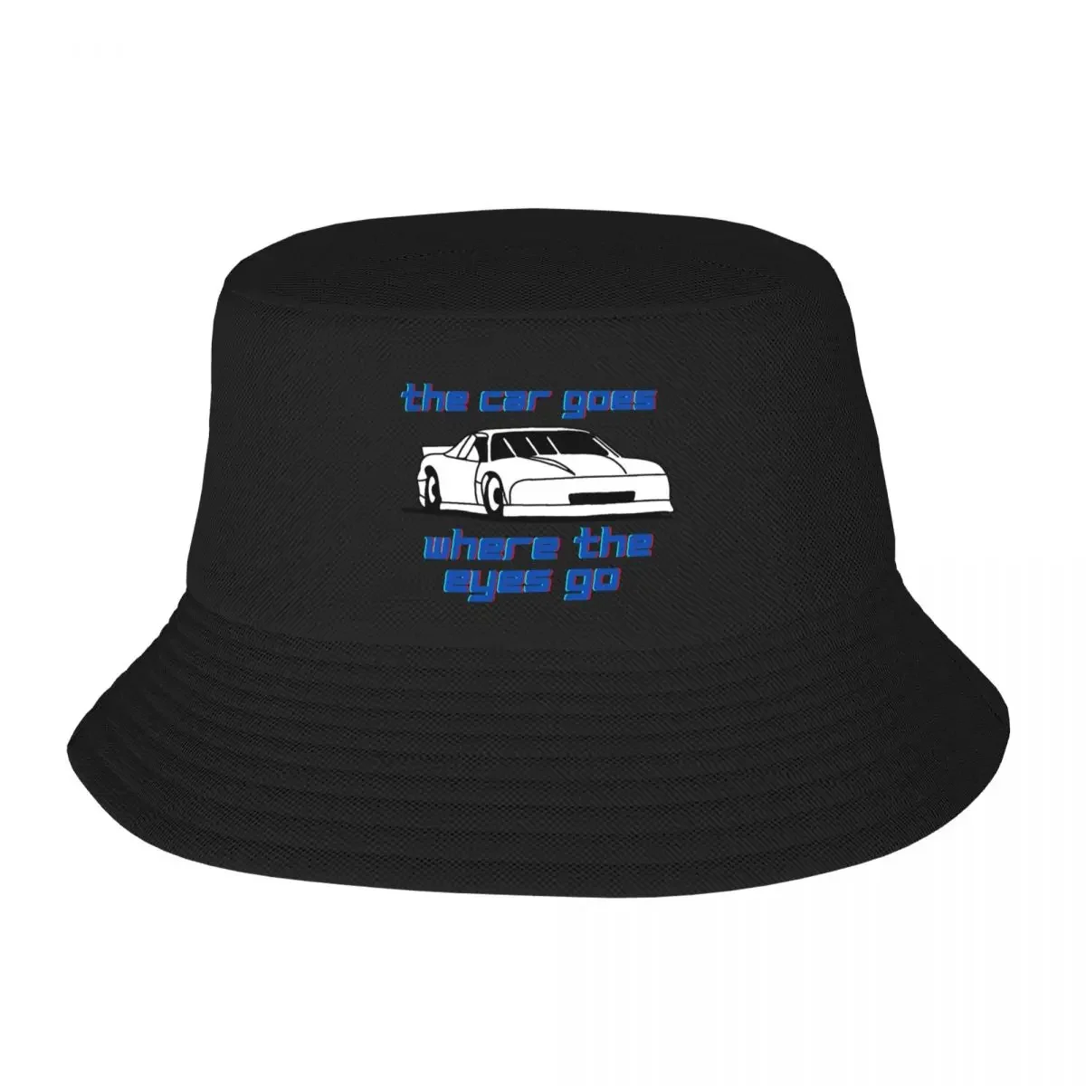 the art of racing in the rain -- the car goes where eyes go Bucket Hat Beach Christmas Hat Trucker Hat Luxury Woman Men's