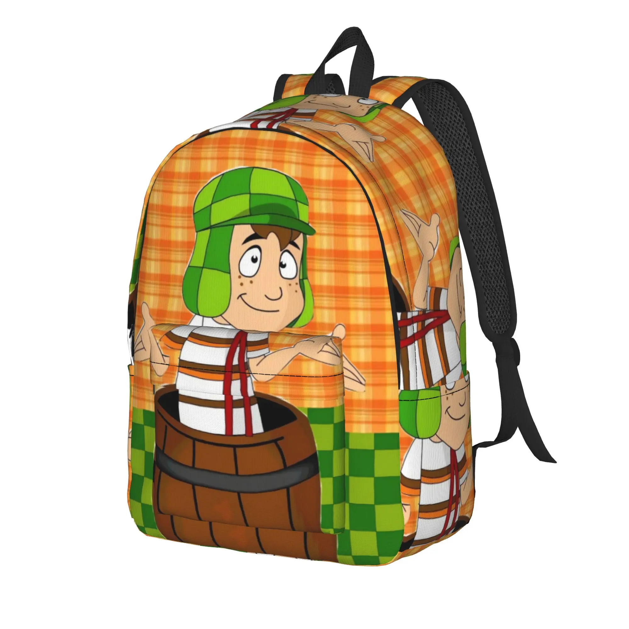 El Chavo del Ocho Backpack Boy  Pattern Backpacks Polyester Kawaii High School Bags Travel High Quality Rucksack