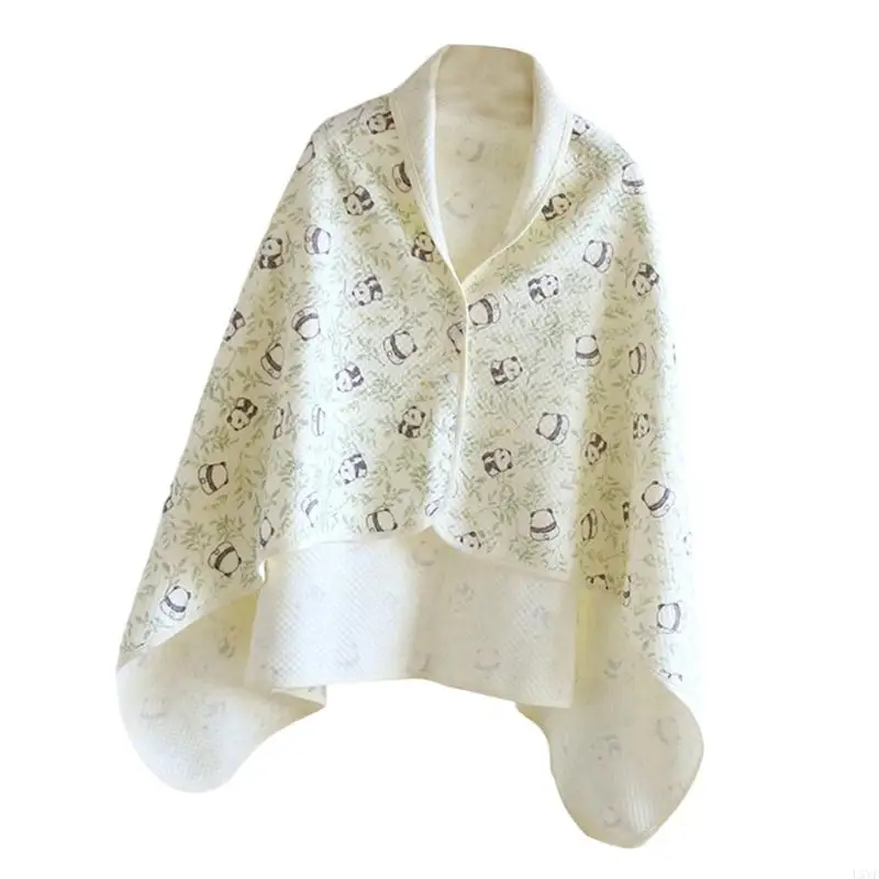 Áo choàng điều dưỡng mùa L5YF với độ che phủ rộng Mềm mại thân thiện với làn da Áo choàng điều dưỡng sau sinh cho con bú thận