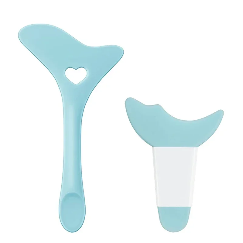 Pochoirs de maquillage en silicone pour eye-liner, pointes d'aile, rouge à lèvres Marscara, crème pour le visage, applicateur de masque d'aide au port, outils de beauté de maquillage