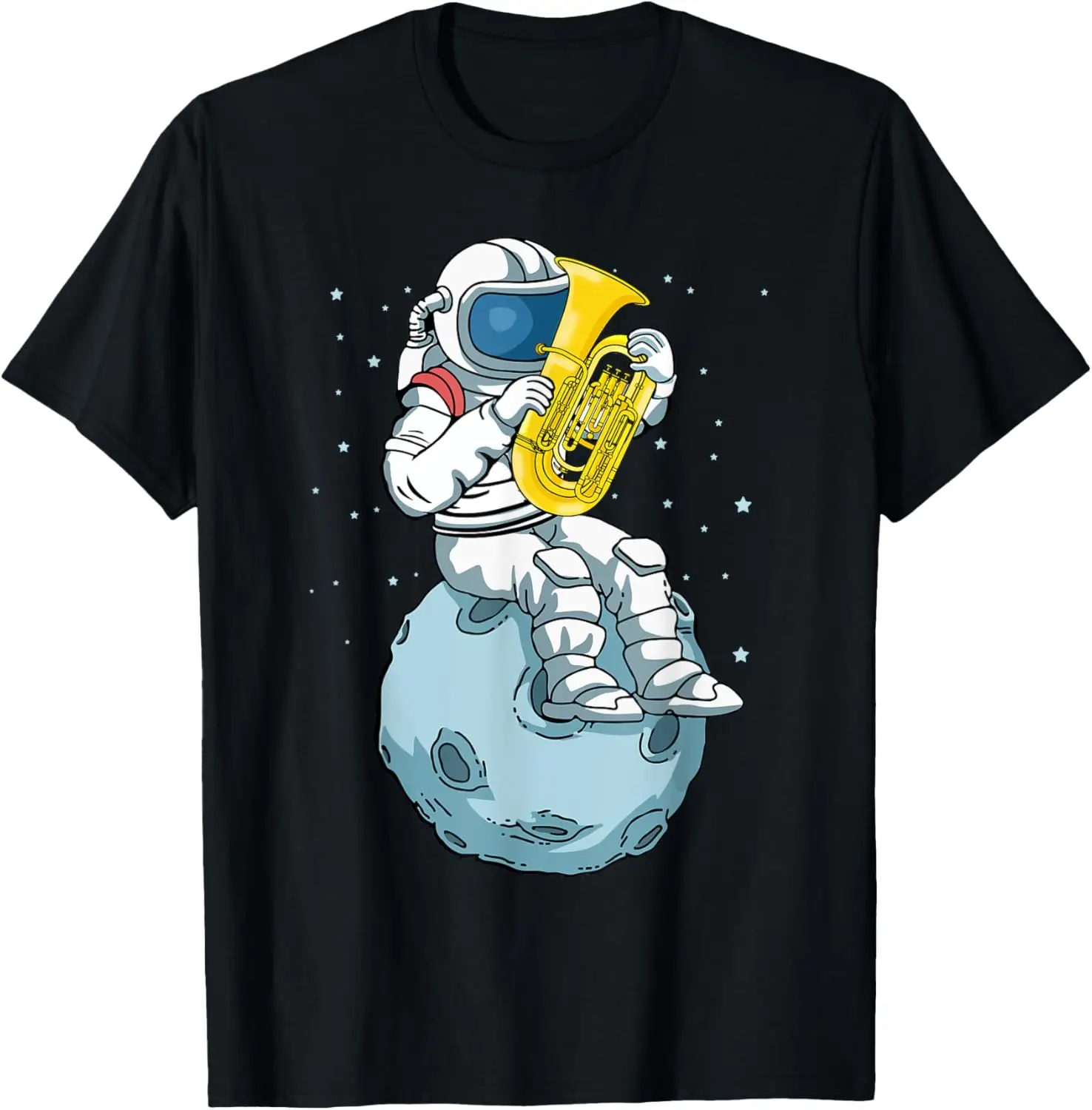 

Детская футболка с тубой астронавта и игрой Music Lover Big Band