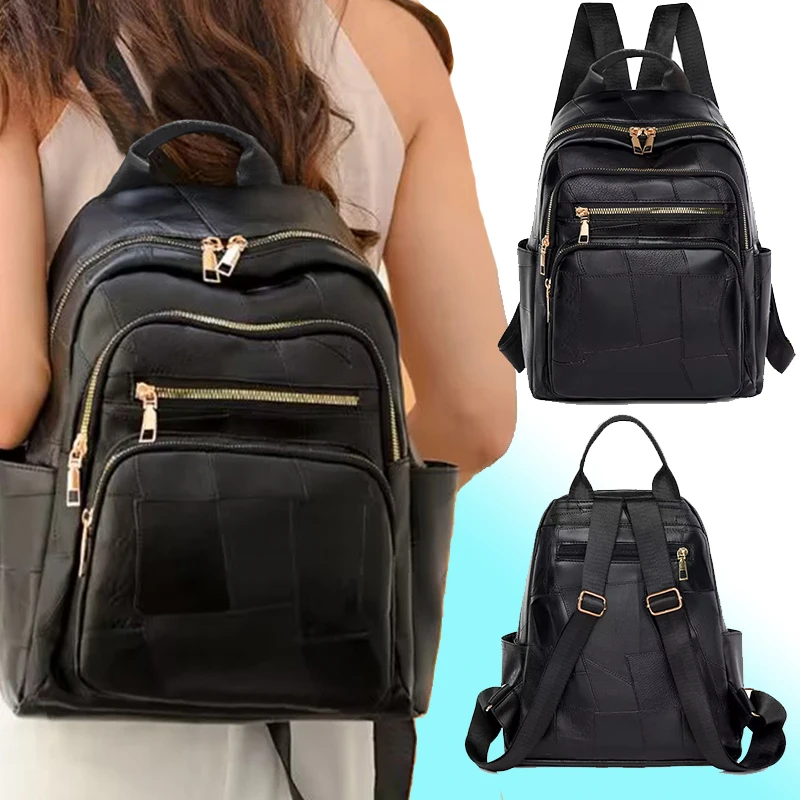 حقيبة ظهر كاجوال عصرية مع أشرطة كتف قابلة للتعديل، متعددة الاستخدامات للاستخدام اليومي ومناسبة للسفر والتجمعات #1