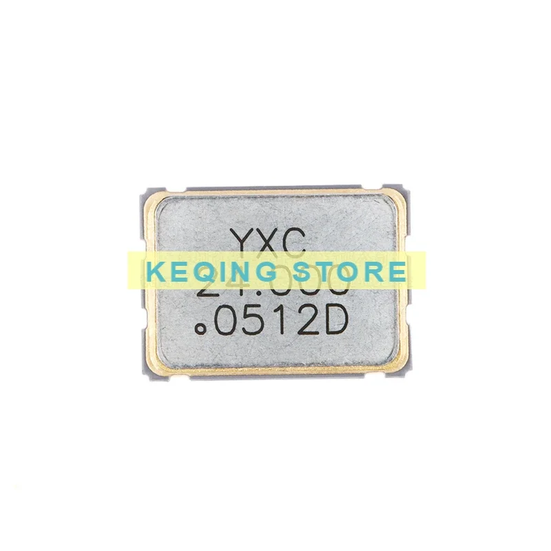 50PCS 7050 SMT active crystal oscillator 24MHz ± 20ppm 1.8V~3.3V OT705024MJBA4SL