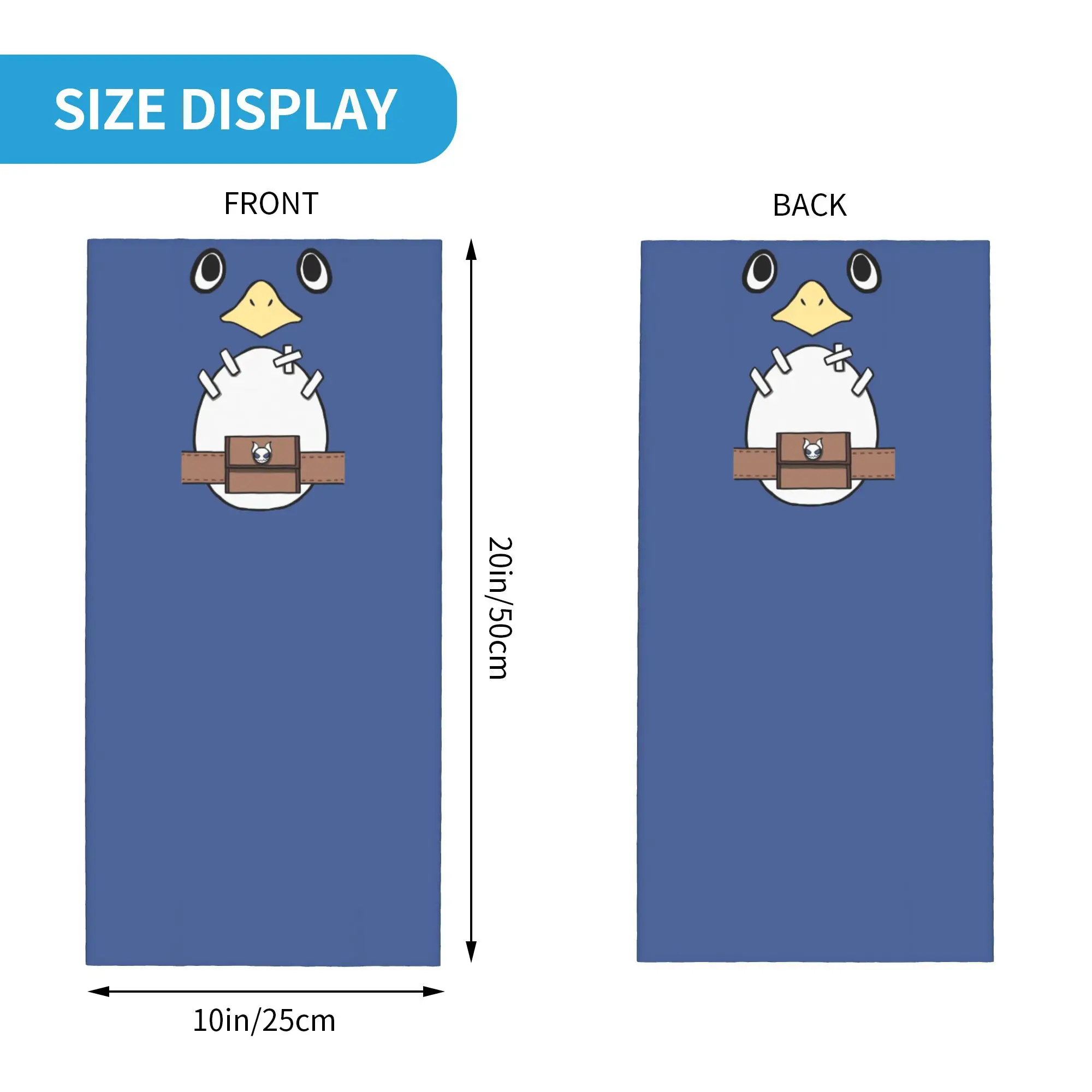 Be a Prinny, Dood Bandana Neck Gaiter Printed Wrap Scarf Multifunction Face Mask Running For Men Women Adult Breathable