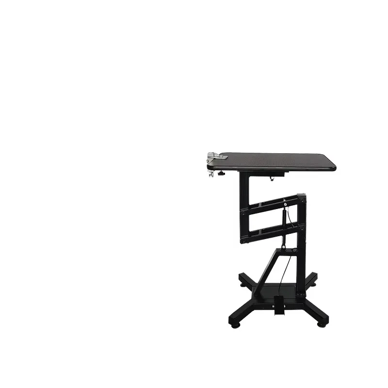 

Экологически чистый пластиковый материал, оборудование для ухода за кошками и собаками, зоомагазин, квадратный вращающийся косметический стол с подъемной функцией под давлением воздуха