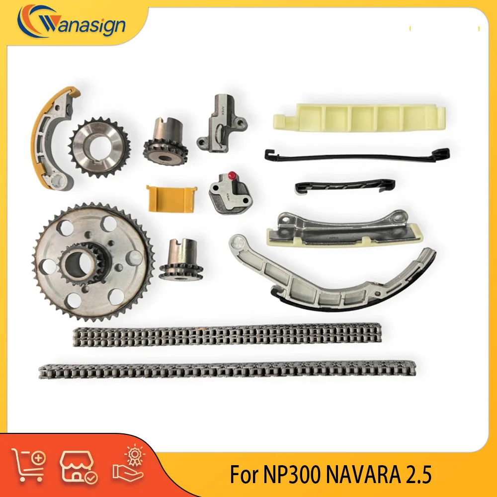 Engine Parts Timing Chain Kit Fit 2.5 L L4 Dissel YD25 For YD25DDTI NISSAN NAVARA NP300 PICK UP 2.5L 130855X00A 130145X00A