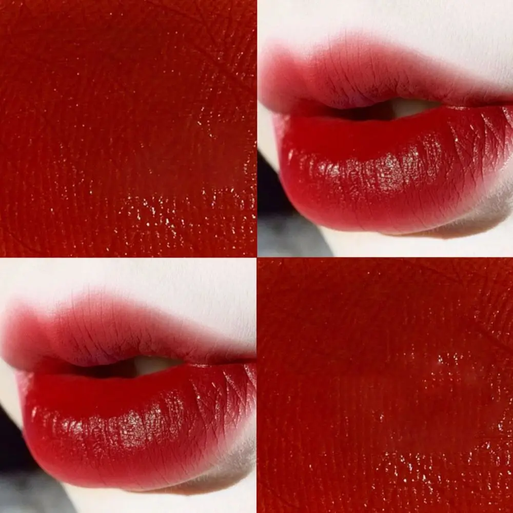 Skin-friendly Waterproof Red Tube Lipstick Natural Long Lasting Lip Gloss Non-Stick Matte Velvet Lip Glaze Women