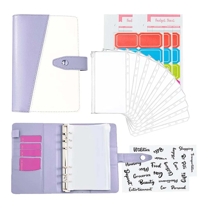 

Budget Binder Money Organizer For Cash Cash Envelopes For Budgeting Budget Binder With Zipper Envelopes