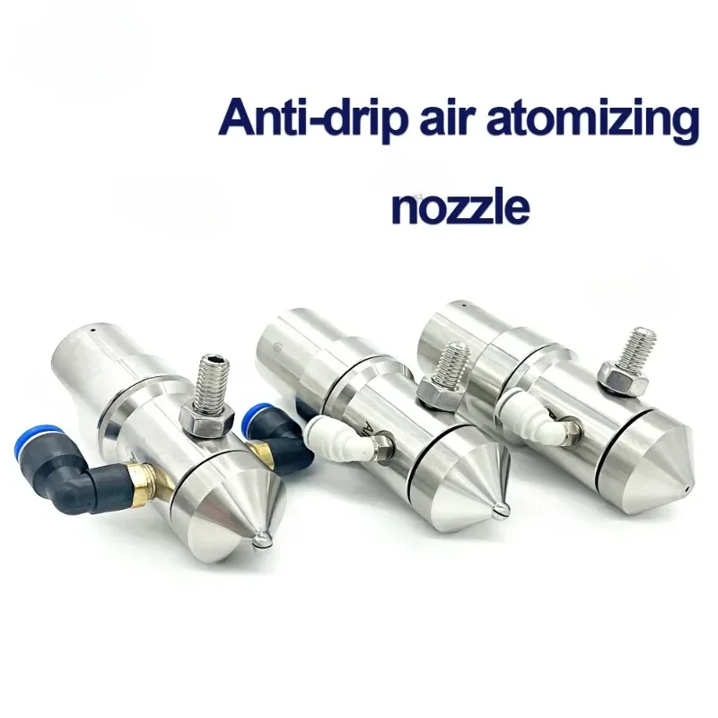 304SS Anti-drip Air Atomization Nozzle Fluid Spray Nozzle Corrugated Cardboard Humidification Nozzle Dust Removal