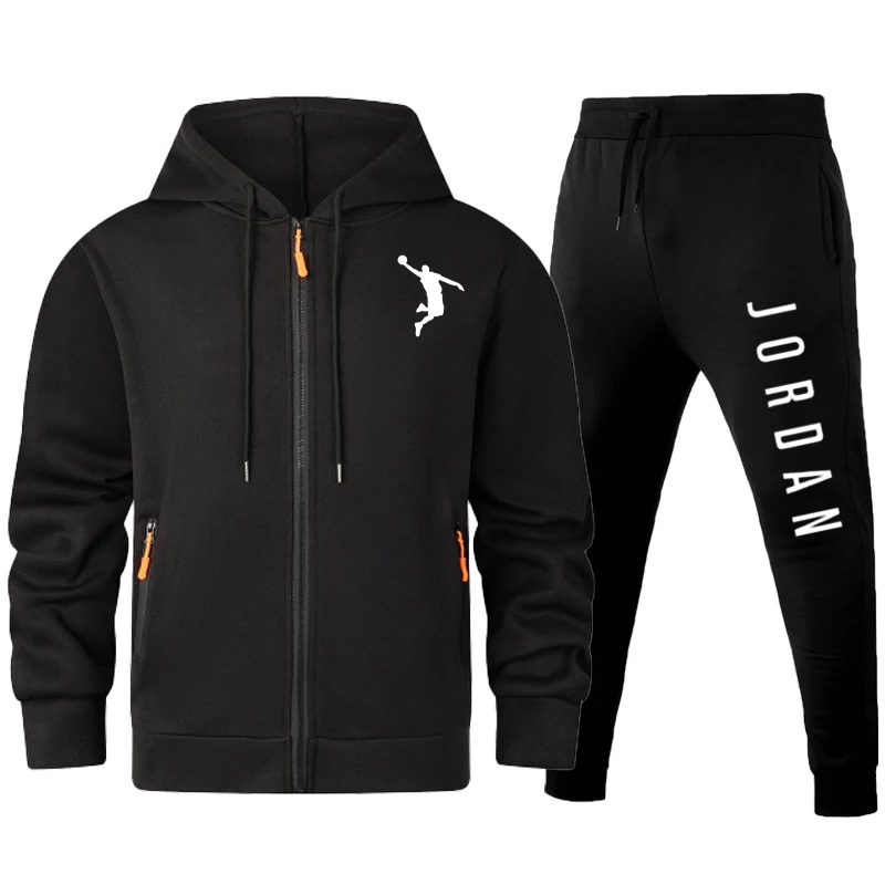 

2025 New Fashion Men's Workout Suit Hoodie Fitness Gym Wear Men's Running Suit Jogger Men's Workout Suit Winter Workout suit