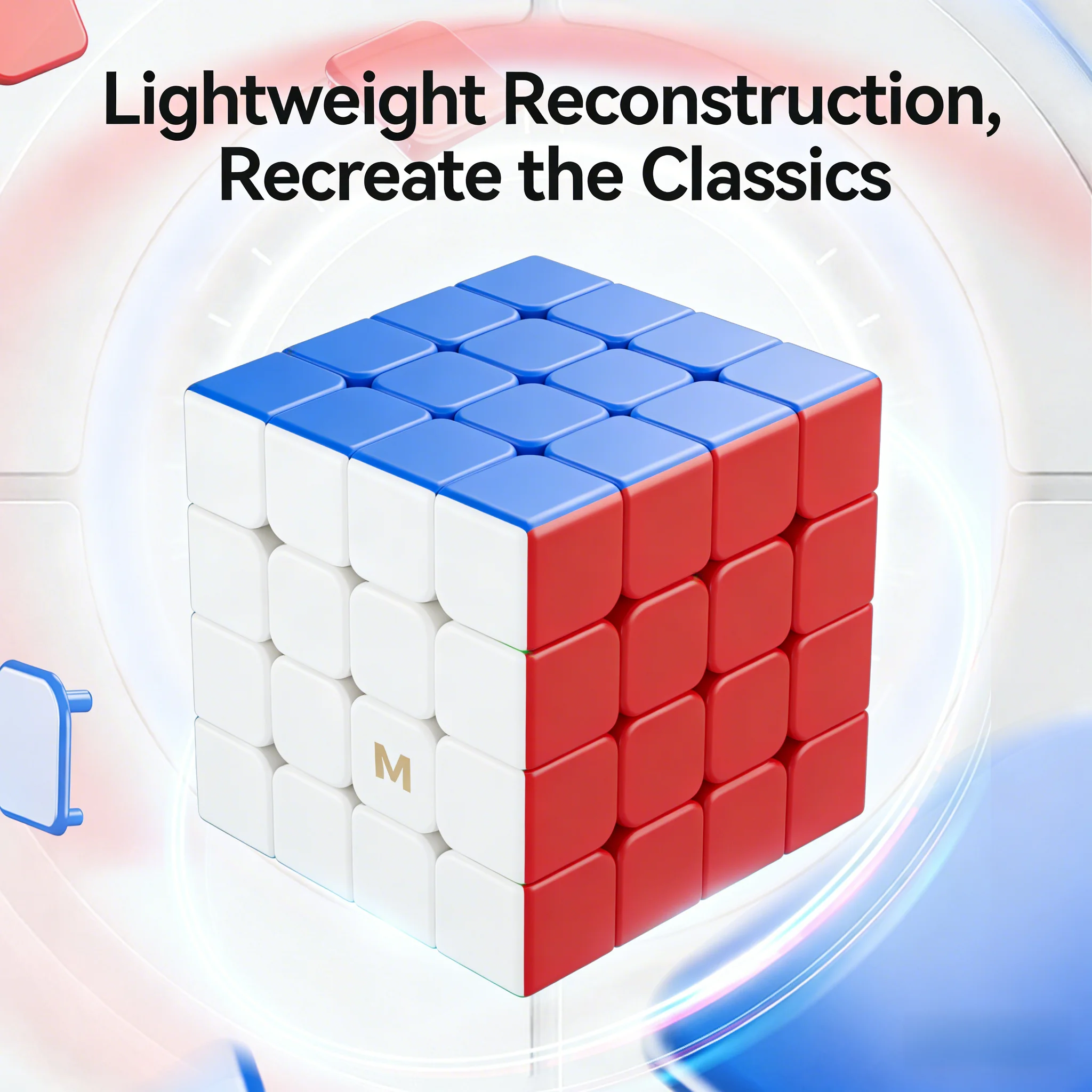 

YongJun MGC Elite 4x4x4 Cube Magnetic Speed Cube Puzzle Toys 4x4x4 Magic Cube Cubo Magico Kid Gift Stickerless Cube