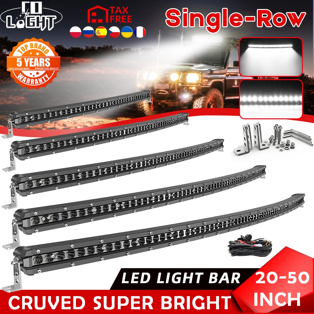 CO LIGHT Cruved LED Light Bar 20