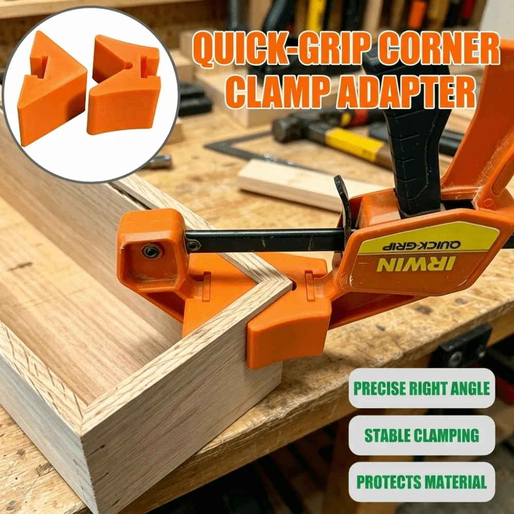1 Set New Durability Woodworking Clamp High Quality Easy To Install Quick Clamp Adapter Sturdy Fast Gripping Tool Woodworking