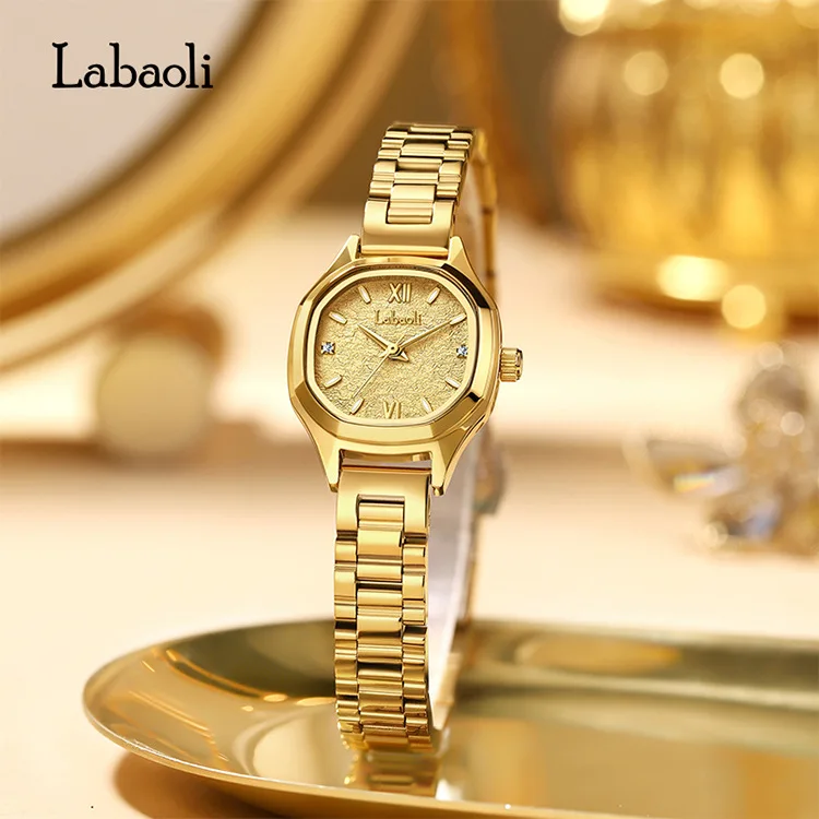 New Women'S Quartz Watch With Stainless Steel StrapHigh-Quality TimepieceHigh-End Luxury Women'S Watch, Perfect Gift For Women.