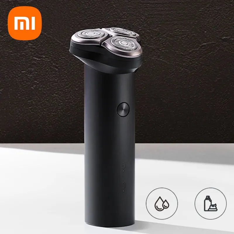 Xiaomi S300 Electric Men Beard Shaver Triple Blade 3D Float Fit Face Double Ring Knife Net Wet Dry IPX7 Razor ECM Trimmer